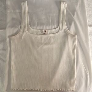 Billabong Cream Tank Top (Medium)